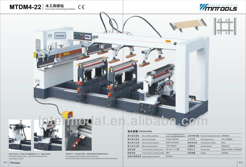 Multi spindle boring machine