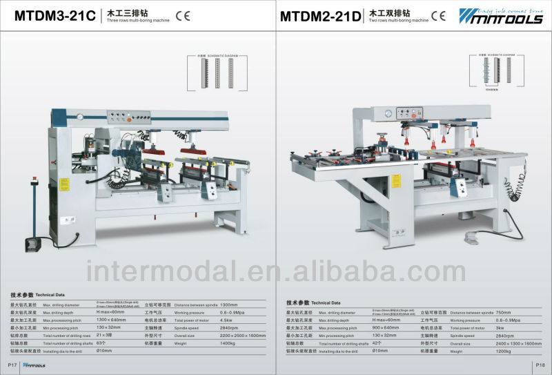 Multi spindle boring machine