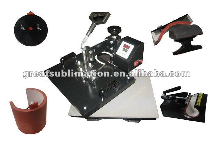 Multifunction 5 in 1 heat transfer machine