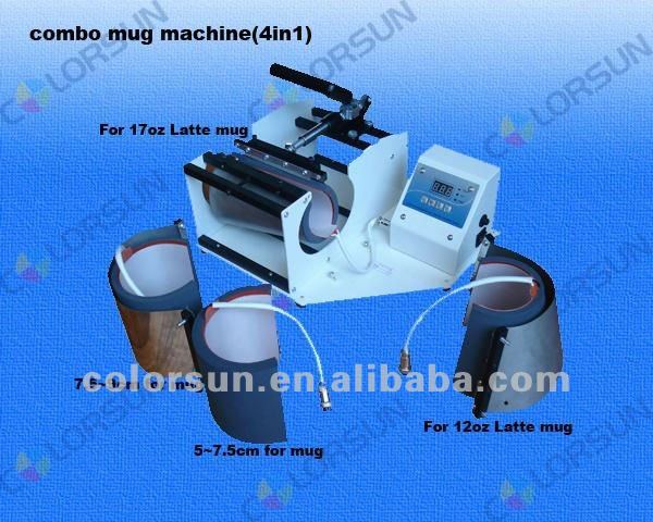 Multifunction combo mug press machine(4in1)