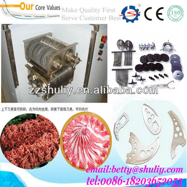 Multifunctional frozen meat slicer/ Fresh boneless meat slicer /mincer /dicer equipment0086-18203652053