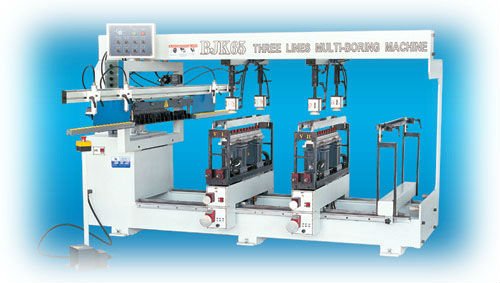 Multiple spindle drilling machine