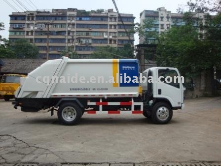 Municipal Rear Loading Compressive Garbage Collecting Truck