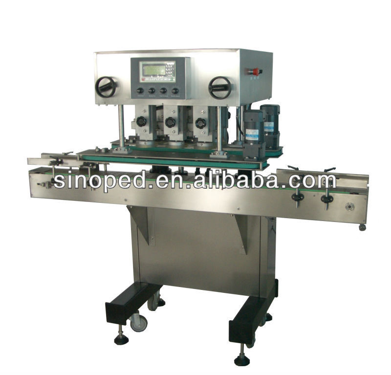 Muti Bottle Shapes Labelling Machine, Labeler, Label on top