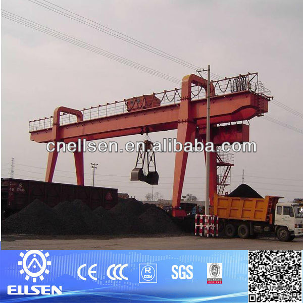 MZ model double girder grab gantry crane