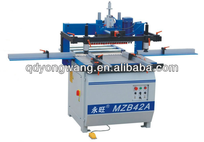 MZB42A Model Wood Boring Machine With Double Drill Spindle