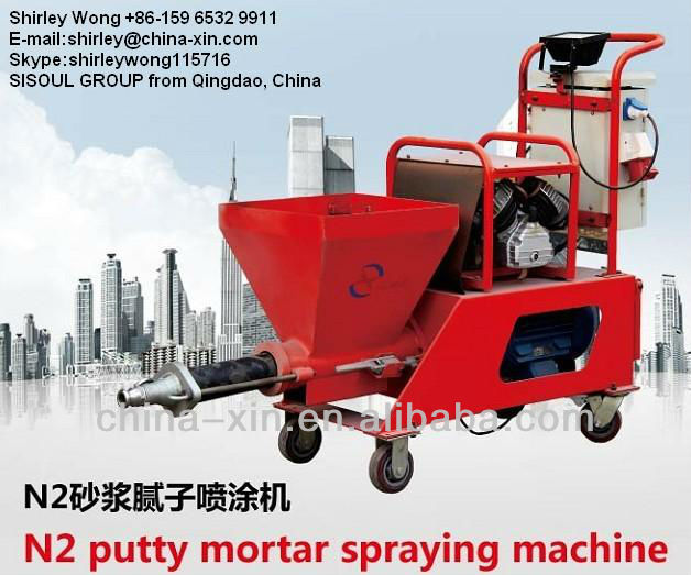 N2 Mortar spraying pump/splitter