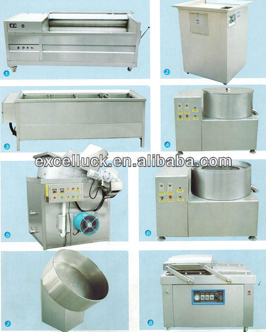 Natural potato chips making machinery/natural potato chips making equipment