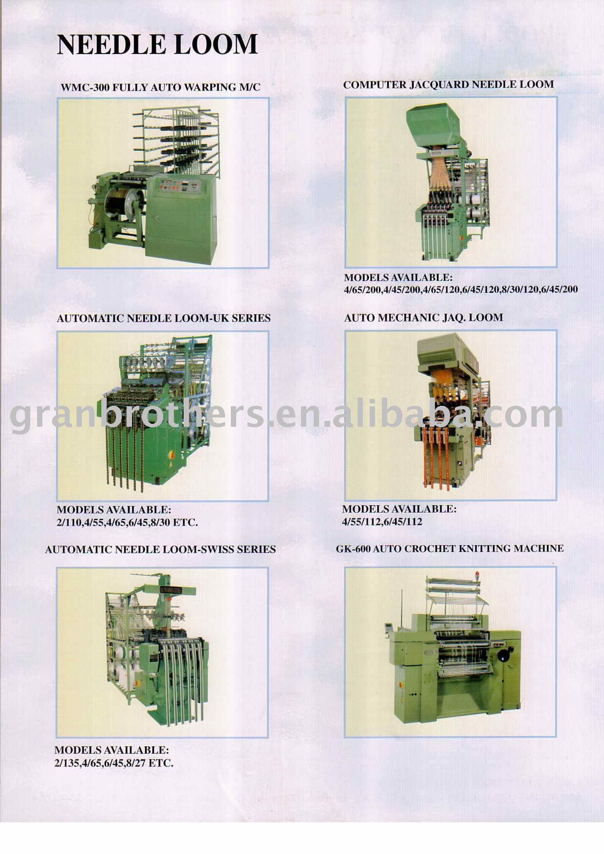 Needle Loom, marrow tape weaving machine, crocheting machine