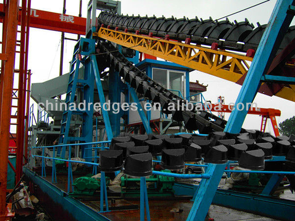 New 150m3 chain bucket dredger