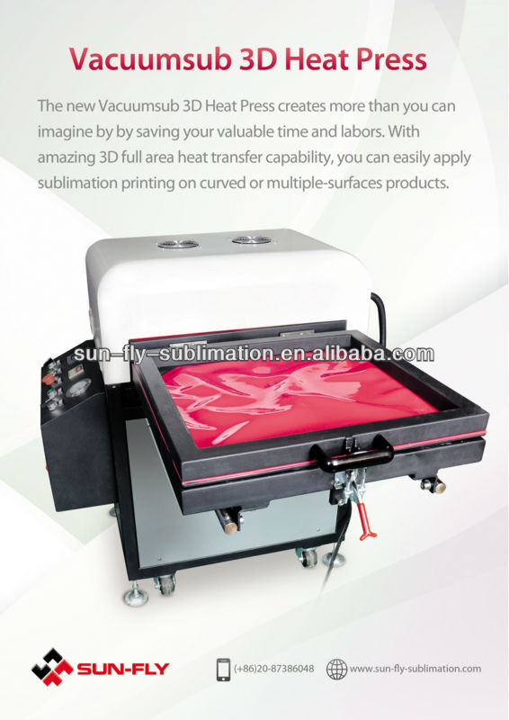 New 3D Vacuumsub sublimation machine/3D mobile case printing machine