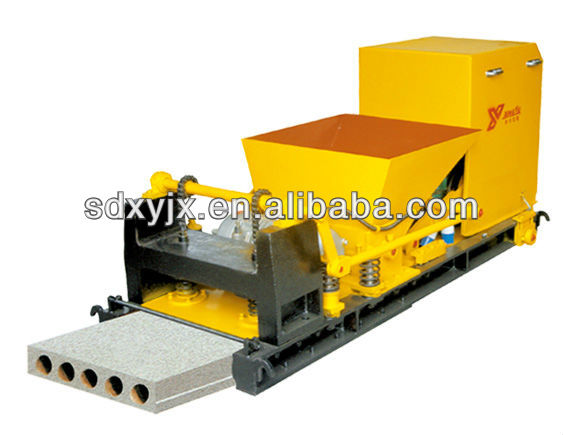 New design hollow core roof slab molding machine