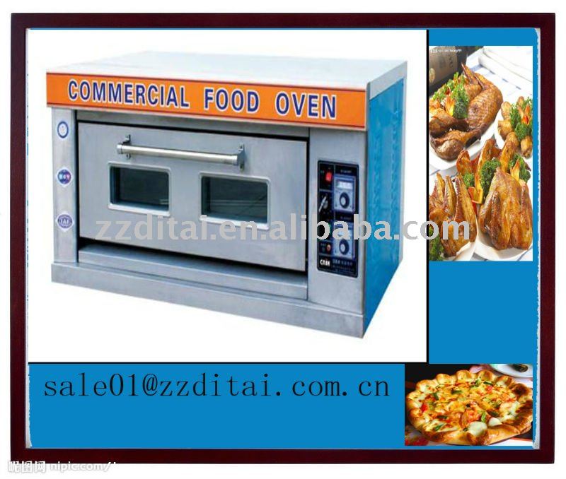 new designed 1 layer 2 pan electric bakery deck oven