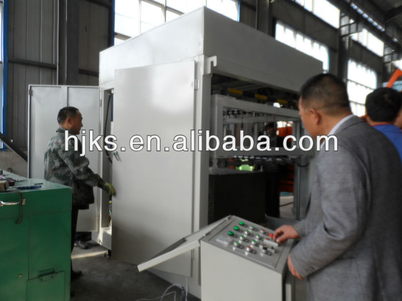 New foam concrete block cutting machine