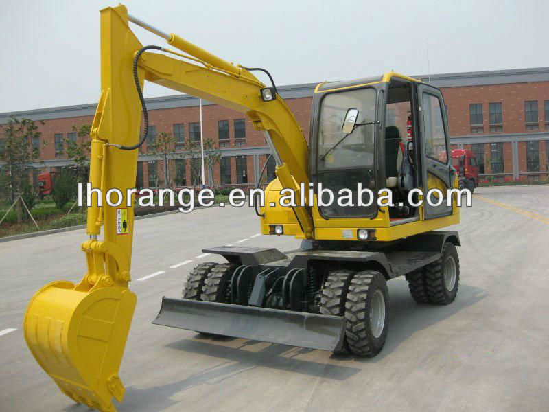 New full hydraulic 6ton wheel excavator 4WD( WYL65x4--8)