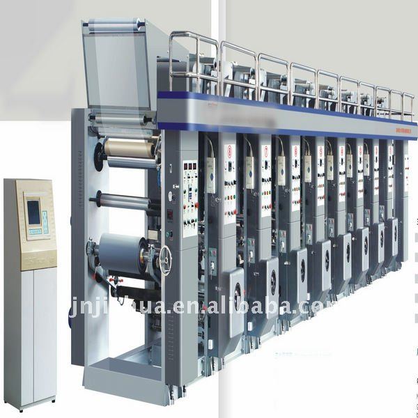 new JNJH 800 automatic 8 colors Middle Rail Gravure Printing Machinery