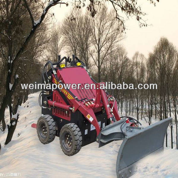 new mini multifunctional Turning 30 angle snow pusher machine