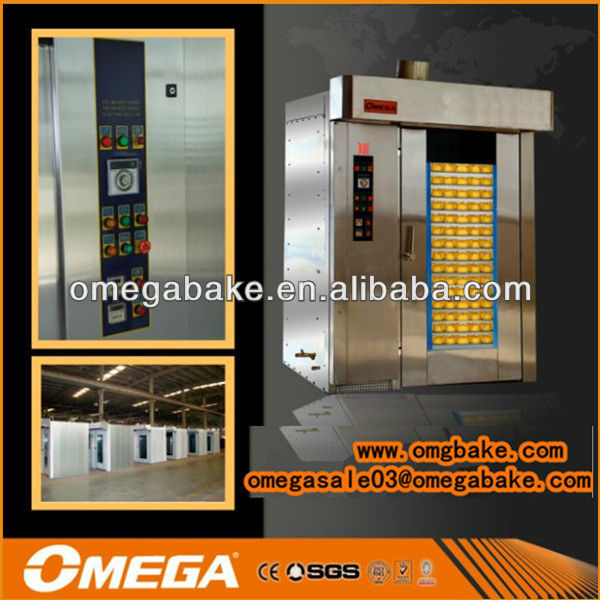 NEW model 32/64 trays stainless steel bread oven heated gas or diesel oil OMJ-R6080G (real manufacturer CE&ISO9001)