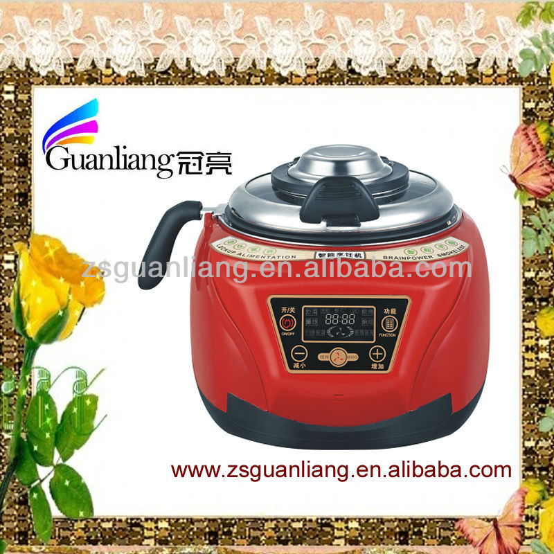 New product! Automatic multi-function meal cooker or stainless body, 5.8L aluminium inner pot,with blender inside