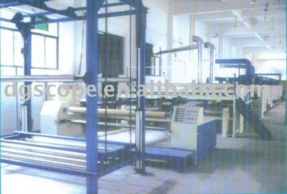 New PVC square carpet composite production line