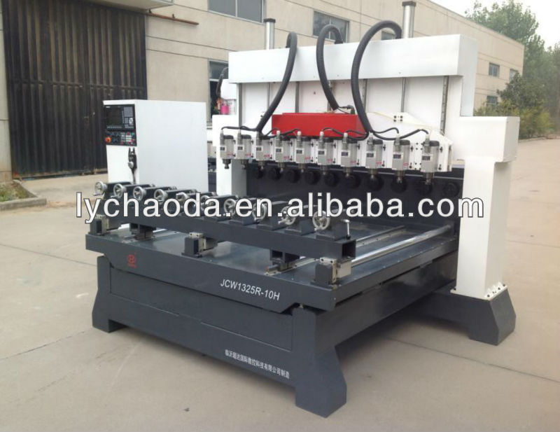 NEW !! rotary cnc router /multi head cnc router /cnc router 4 axis for wood columns,sofa legs,handrails and statues