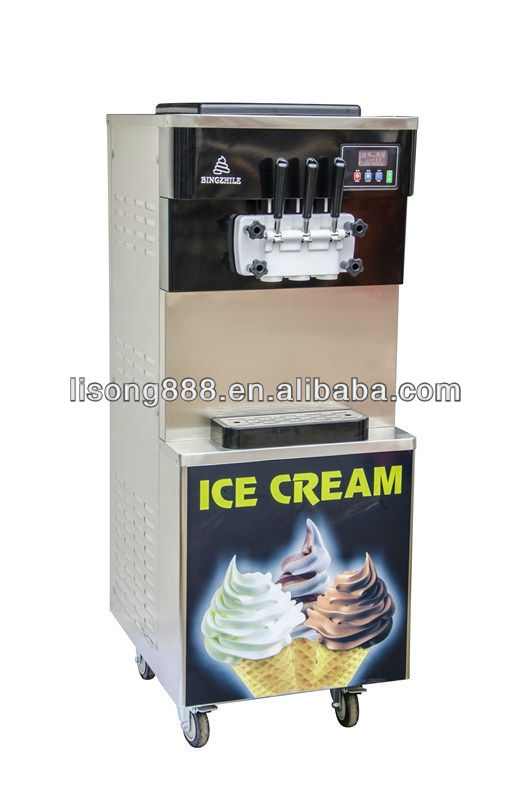 new style and 2+!mixed of BQL-818 soft icecream machine