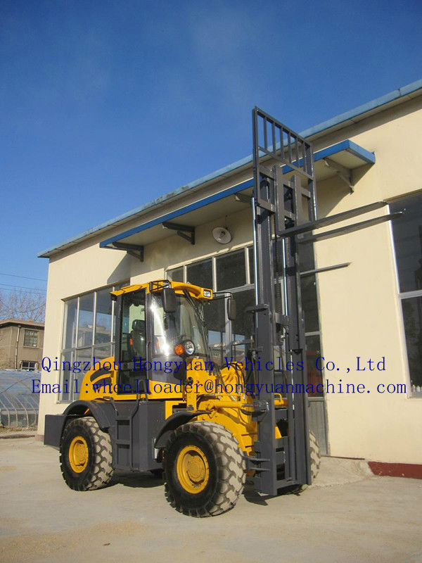 new style CPCY30 cross forklift with xinchai 498 Euro iii engine.joystick.CE certificate