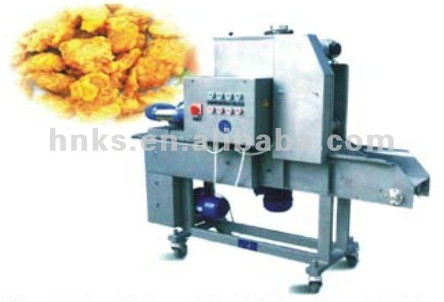 new style movable powdering machine for hamburger patty