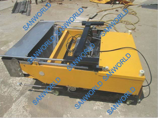 New type automatic mortar wall plastering machine