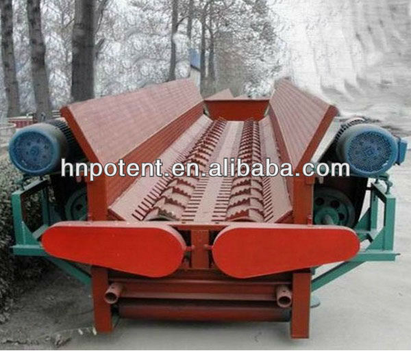 New type double roller wood peeling machine