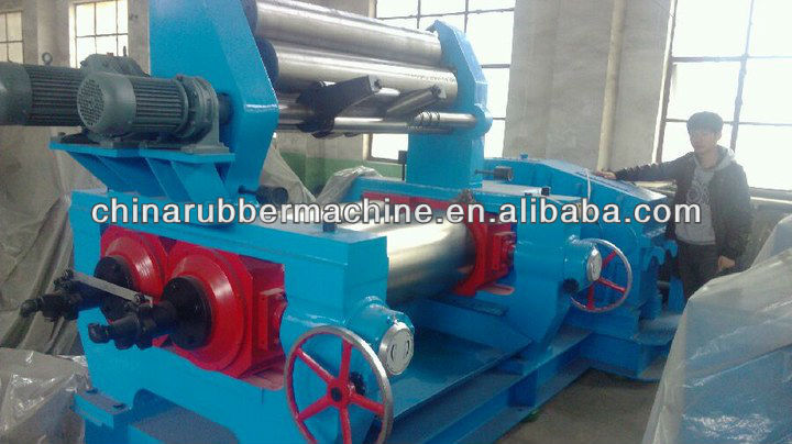 New Type Hradened Reducer XK-450 Two Roll Mixing Mill / Rubber Mixing Mill Machine