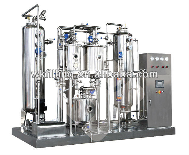 new type mixer of carbonated beverage production line