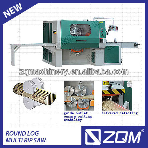 NEW TYPE WOOD RIPPING SAW MACHINE (INITIAL LOG CUTTING)