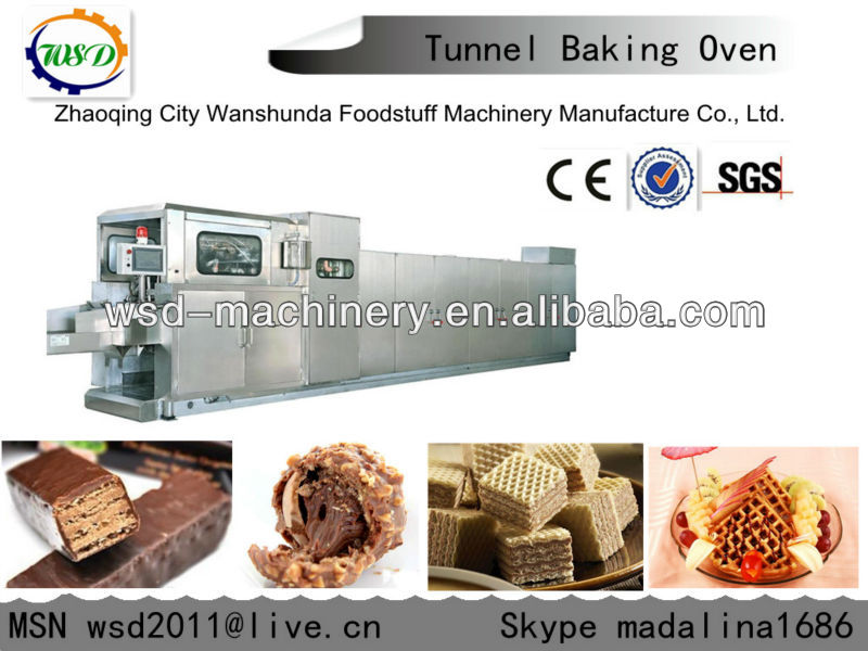 Newly Designed Gas Heating Wafer Baking Machine