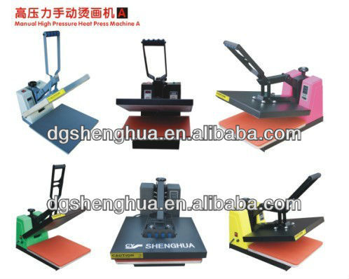 Newly Semi-Automatic High Pressure T-shirt Printer Heat Press Machine for T-shirt