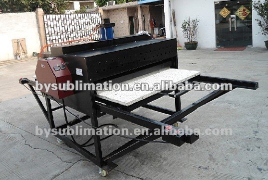 Newly Style Full Auto Double Station Hydraulic Sublimation,One Side Operating Heat Transfer size 80*100/100*120cm