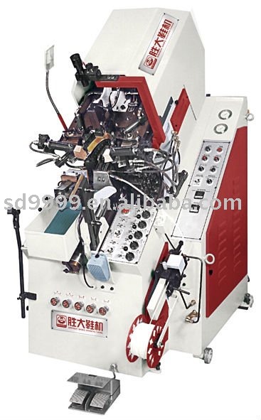 Nine-Pincer Toe Lasting Machine with Automatic Cementing