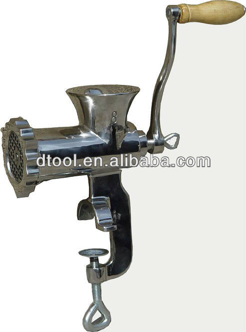 No.8 hand operated stainless steel meat mincer machine