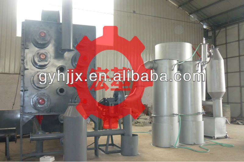 No smoke charcoal carbonization furnace