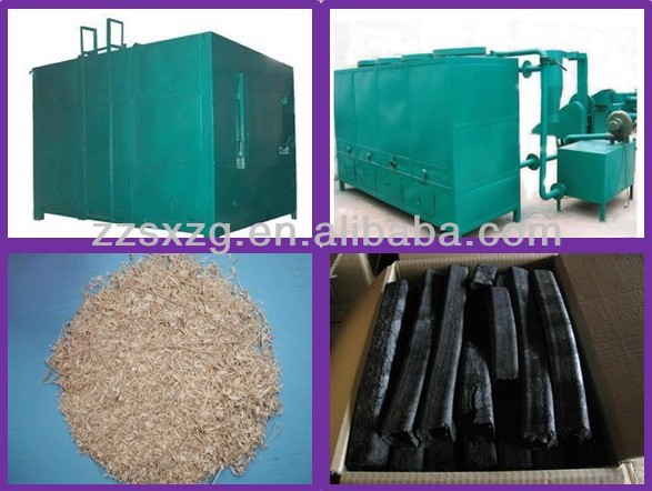 no smoke coconut shell charcoal carbonization furnace