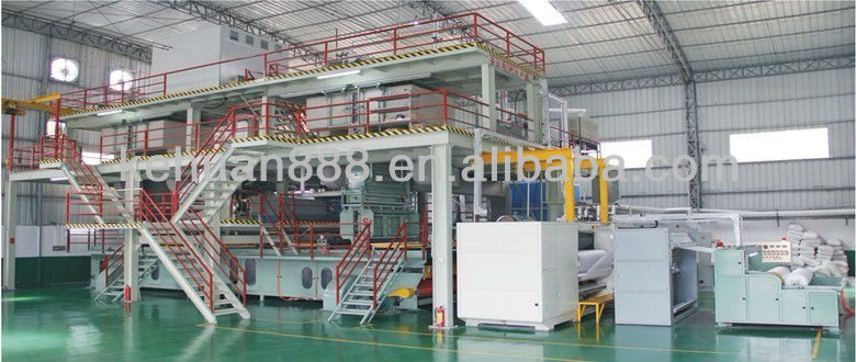 Non woven fabric making machine