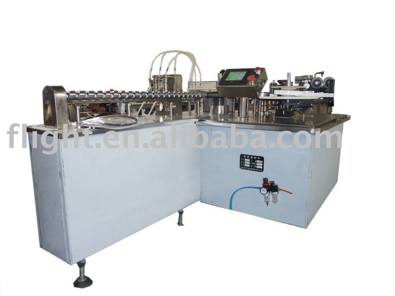 Nonstandard liquid production line of filling, capping and labeling