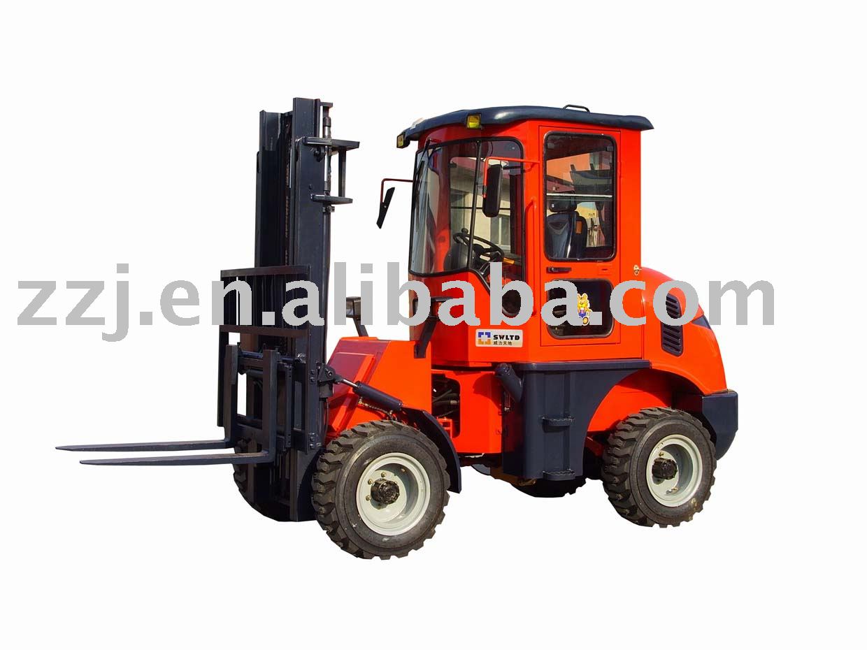 Off road forklift with CE mark