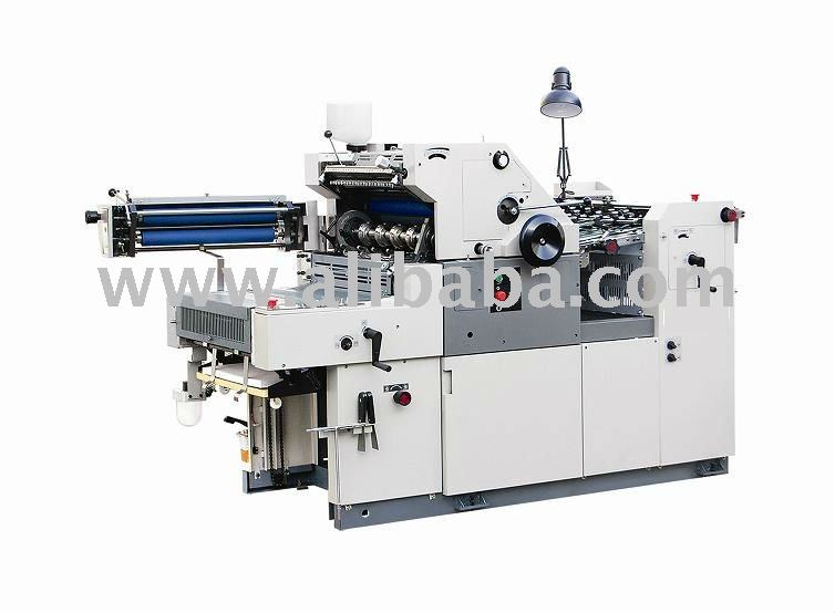 OFFSET PRINTING MACHINE WITH ON LINE NUMBERING