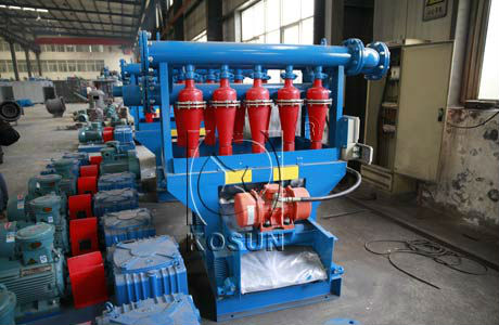 Oil drilling high effective mud desilter/desander desilter