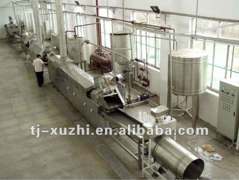 oil fried potato chips production line