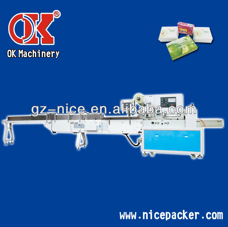 OK-603 Type Facial Napkin Tissue Pillow Package Machine