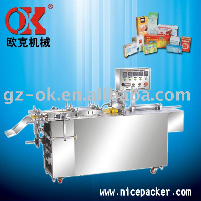 OK-760A Type Semi-auto Cellophane Over Wrapping Machine (with the tear tape line)