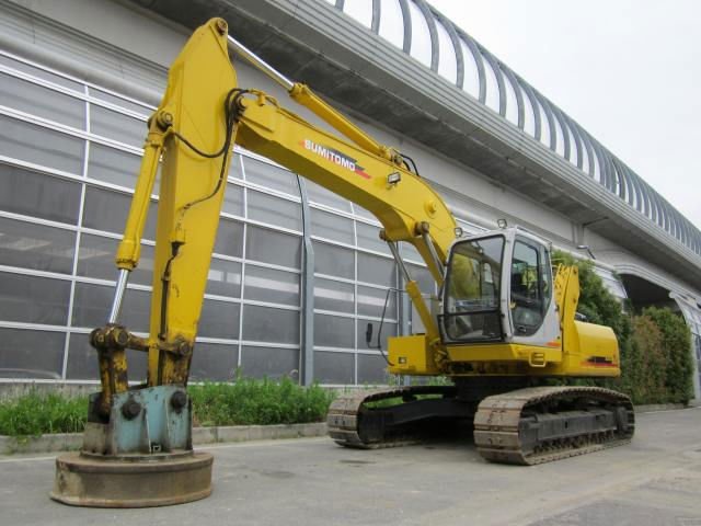 Old Backhoe SH 220 LC - 3 Sumitomo Japan / Link cab , Crawler type , 2002