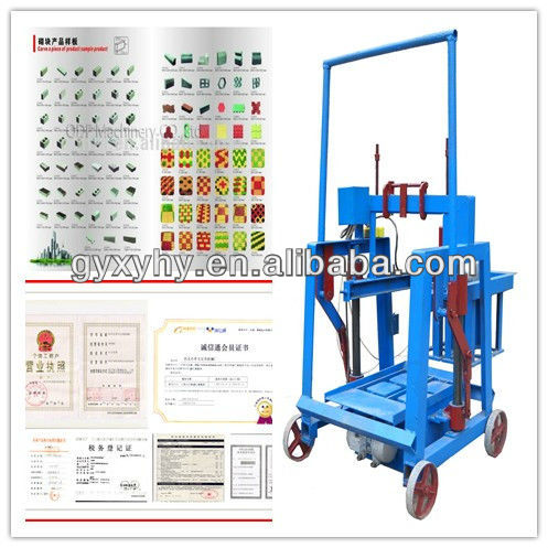 On sale!!! Low price QMY2 manual brick making machine south africa